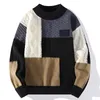 "Men Women's Oversize Sweaters: Classic Leisure Multicolor Autumn Winter Top Clothing for Comfortable & Warm Wear - Various Choices for All Ages"