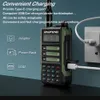 Walkie Talkie 2023 Baofeng UV 16 Max IP68 Водонепроницаемый двойной двойной диапазон высокая мощность CB Radio VHF Ham Long Range Двут 230731