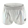 Mutande Intimo maschile Boxershorts Mutande Gay Men Shinny Ropa Interior Hombre Similpelle Boxer Cueca Masculina Boxer Homme 230801