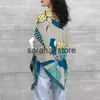 Cachecóis 130 * 130cm Luxo Outono Cachecol Feminino De Alta Qualidade Silk Shawl Design Marca hijab Cachecóis de Praia Saco de proteção solar turbante Bandana J230801