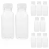 Vattenflaskor 10 st 200 ml med lock tomma kannor som dricker för hemutflyktkök