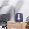 Portable Speakers True Wireless Stereo With Transparent Design Breathing Led Light Bluetooth Card Audio Input New Mini R230801