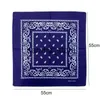 Scarves Fashion Bandana Kerchief Head Square Scarves Print Handkerchief Woman Man Hair Band Neck Scarf Sports Headwear Wrap Head Scarf J230801