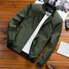 Giacche da uomo 2023 Primavera Uomo Bomber Capispalla maschile Slim Fit Tinta unita Cappotti Fashion Zipper Streetwear Baseball Warmer