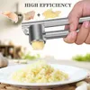 304 Rvs Knoflookpers Gereedschap Afneembare Peeling Knoflook Slijpen Slicer Chopper Set Koken Gadgets Keuken Accessoires