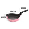 Sartenes en forma de corazón sartén comida desayuno huevo cerámica antiadherente cocina olla asar utensilios de cocina hogar cantimplora herramienta 230731