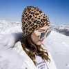 Cappelli a tesa larga Bucket Fashion Bonnet Winter Leopard Print Knit per donna Uomo Beanie Chapeau Casquette Femme Cap Berretti Hip Hop Caps 230801