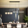 Lampade a sospensione Luci moderne a LED Lampadario di lusso Soggiorno Sala da pranzo Dimmerazione continua Cucina Hanging Island Decor