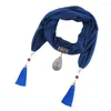 Hanger Kettingen Collectie 6 Kleuren Hart Sjaal Ketting Mode Choker Verklaring WF37