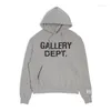 Sweats à capuche pour hommes I Street Center Basic Letter Printin Vintae Top Quality Cotton And Women's Loose Terry Ooded Sweater