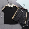 T-shirt Polo Mens tracksuits Designer T-shirt voor mannen Vrouwen Letters Korte mouwen T-shirt Fashion Casual Shorts Tweedelig T-shirt