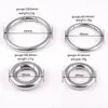 Navel Bell Button Rings Vankula 2pcs Stainless Steel Punk Piercing Hoop PA Ring Big Captive Bead Ring Ear Gauge Hoop Earring Ear Gauges Plugs Weights 230731