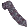 Kowądy krawęcze swobodne strzałki chude kolorowe rośliny tropikalne krawat szczupły krawat dla mężczyzn akcesoria