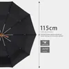 Parasol parachase duży parasol Men Style biznesowe 115 cm automatyczny parasol deszcz podwójna warstwa 10k wiatroof duży parasol golfowy drewniane 230731