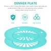 Disposable Dinnerware Paper Plate Durable Plastic Support Lightweight Holder Party Supplies BBQ Trays