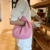 Moda primavera e verão nova bolsa clutch plissada feminina verão moda alça bolsa nuvens