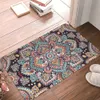 Mattor mandala golvmatta antislip vardagsrum sovrum hall ingång mattan psykedelisk bohemsk kök matta dörrmatta heminredning R230731