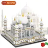 Blokken MOC 4036 PCS City Mini Bricks Taj Mahal Wereldberoemde Architectuur Micro Model India Building Creatieve Sets Kinderen Speelgoed 230731