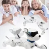 Animais RC elétricos Cães Robôs RC Eletrônico Brinquedo Inteligente Caminhada Dança Interativo Animal de Estimação 230801