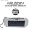 Portabla högtalare TG280 Solar laddningsbara trådlösa stereohögtalare med Flash Outdoor TWS Bass Music Box Bluetooth Compatible Speaker TF FM Radio Z230801