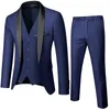Abiti da uomo Blazer Uomo Abito da sposa Prom Dress JacketPantsVest Set Slim Fit Tuxedo Blazer maschile Personalizzato British Style Groom Clothing 230731