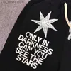 Herrbyxor svart hellstar sweatpants klassisk flamstjärna brev tryck byxor amerikanska hip hop casual loose män kvinnor klockbottnar t230801