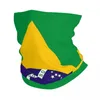 Bufandas Bandera Nacional de Brasil Bandana Cuello Polaina Impreso Wrap Bufanda Cálido Sombreros Senderismo Pesca Unisex Adulto A prueba de viento