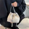 HBP Crossbody Bags Вечерние сумки мода кисточка для женского мини -ведра летние конфеты кожаная кроссбдодие для женщин и сумочки 220811