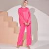 Vêtements ethniques Arabie saoudite costume décontracté femmes musulmanes haut pantalon deux pièces parti islamique pakistanais