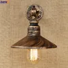 Vägglampvatten rör vintage retro loft stil industriell belysning nurale led edison sconce apliques trapp ljus