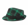 Wide Brim Hats Bucket Spring And Summer Fedoras Cap For Women Men Unisex Panama Cotton Polyester 5658cm Plaid Pattern Jazz Style LM0102 230801