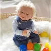 人形18 "vivienneBeb Reborn Lovely 3D Painted Skin rooted Hair Lifelike Baby Muecas 230731