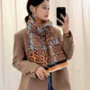 Foulards hiver écharpe pour femmes 2022 nouveau design luxe léopard marque châles et enveloppes cachemire pashmina écharpes Bufanda femme couverture Y23