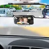 Rétroviseurs de voiture 2 en 1 Rotatif Grand Angle Sécurité Miroir De Voiture Double Rétroviseur Enfant Bébé Enfants Voir Voitures Intérieur Miroir Accessoires x0801