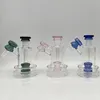 Couleur de cendres en verre sèche Catcher de cendres 14 mm Verre Bong Bong Catchers d'eau transparent Ashcatcher 45 degrés