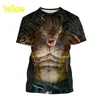 Men's T Shirts Fashion Short Sleeve Harajuku Style Brazilian Jiu-jitsu Tough Guy Animal T-shirt Enthusiast Streetwear Top