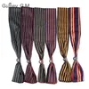 Halsdukar Spring Autumn Scarf Casual Cotton Mens Square Ladies Striped Hanky ​​Wrap Fashion Women Pocket For Party 230801