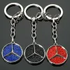 Fashion Luxury Diamond Mercedes - Bz Car and Metal Keychain Advertising Keychain