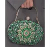 Kvällspåsar 2023 Diamond Clutch Bag For Women Wedding Golden Purse Chain Shoulder Women's Handbags Trend Designer