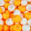 Table Tennis Balls Huieson 30 50 100 Pcs 3 Star 40mm 28g White Orange English Material Ping Pong ABS Training 230801