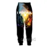 Pantaloni da uomo Moda donna / uomo Stampa 3D I PREVAIL Band Pantaloni sportivi sportivi casual Pantaloni da jogging da jogging dritti