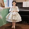 Abiti da ragazza Teenmiro Girl Spanish Royal Dress Bambini Compleanno Battesimo per bambini Eleganti abiti floreali Ragazze Boutique Party Vestidos 230731