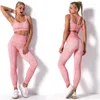 Active Sets Femmes Impression Série Hip Lifting Yoga Soutien-Gorge Ensemble Deux Pièces Absorption D'humidité Et Évacuation De La Transpiration Running Fitness Pantalon Femme