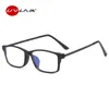 Óculos de sol UVLAIK armação de óculos ópticos para homens e mulheres titânio pernas flexíveis com TR90 aro quadrado óculos ultraleves