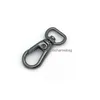 Bag Parts Accessories Wholesale Lages Belt Straps Chain Sier Black Tone Trigger Lobster Claw Swivel Clasp Hook Buckle Key Rings Je Dhkhq