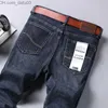 Erkekler kot erkek kot pantolon erkek klasik kot jean homme pantalones hombre erkekler mannen yumuşak siyah bisikletçi maskülino denim tulumlar erkek pantolon 230224 z230801