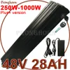 48V 1000W 750W 500W Silber Fisch Batterie Große Kapazität 48V 30Ah 25Ah 20Ah 18Ah 15Ah elektrische Fahrrad Batterie FÜR importierte Samsung 3500MAH zelle