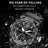 Wristwatches Men's Watches Digital Electronic Dual Display Waterproof Shockproof Cold Light Watch For Men Reloj Hombre