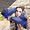 2023 Stivali da neve invernali da donna Moda paillettes e ispessimento in pile Outdoor Comode scarpe di cotone caldo antiscivolo