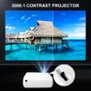 Annan elektronik Progaga Mini WiFi -projektor för Home for HD 720p 5500 Lumen Bluetooth Compatible Video Smart Beamer Cinema PG400 230731